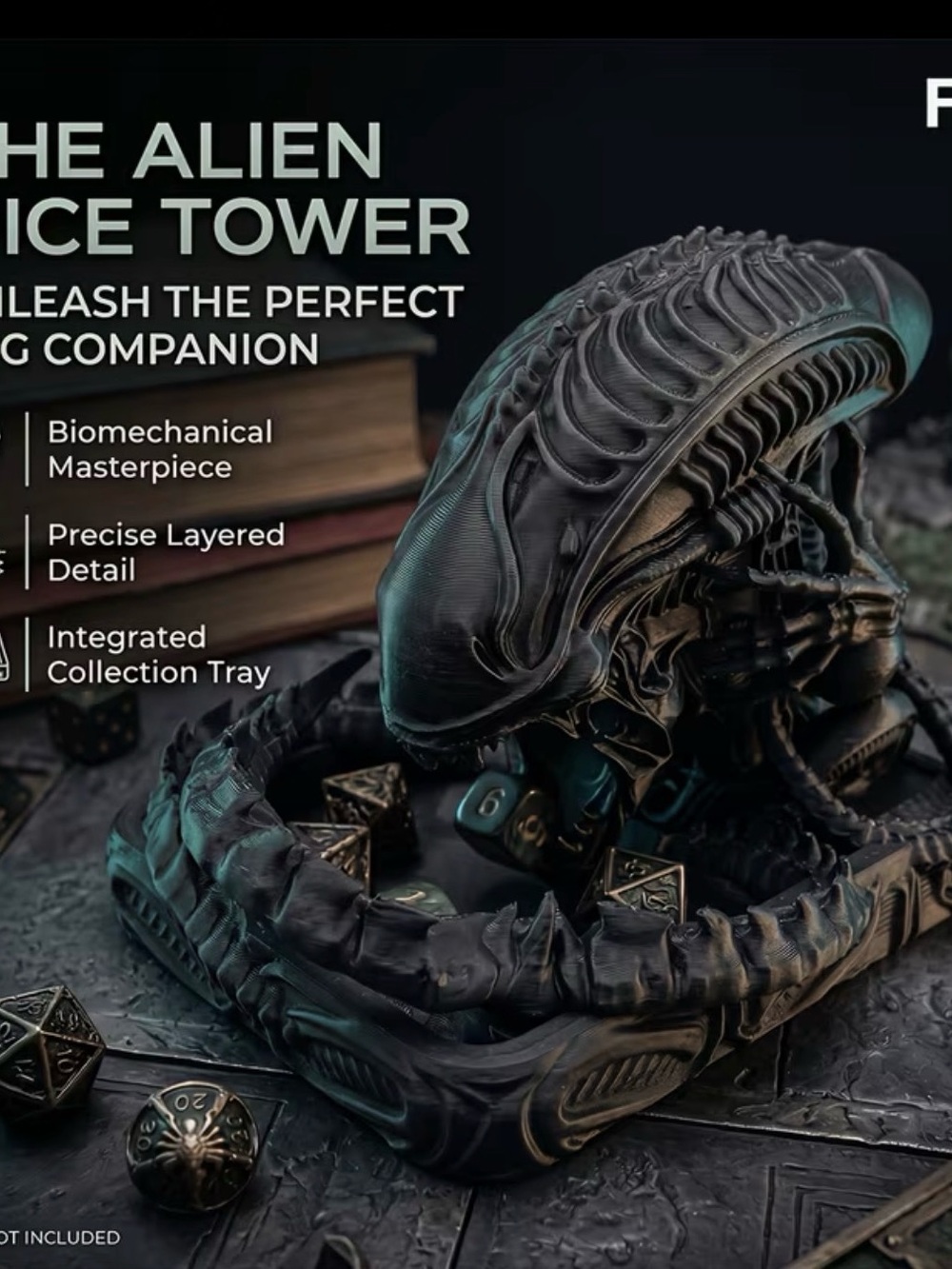 Aliens DND Warhammer Gaming Dice Tower NEW Miniatures Games Toys TCG Pokemon